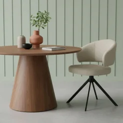 Eettafel Eli Walnoot - Ø 120 cm