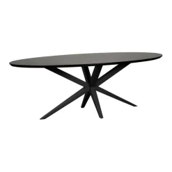 Eettafel Enjoy Zwart - 220x120 cm