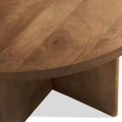 Eettafel Liam Kastanjebruin - Ø 150 cm