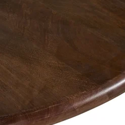 Eettafel Rijsel Walnootbruin - Ø 130 cm