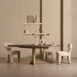 Eettafel Viborg Bruin - 220x110 cm