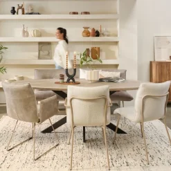 Eettafel Viborg Naturel - 220x110 cm