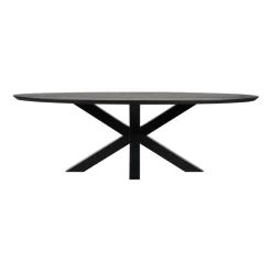 Eettafel Viborg Zwart - 240x110 cm