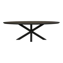 Eettafel Viborg Zwart - 240x110 cm