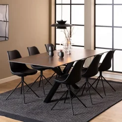 Eettafel Vikten Bruin - 200x100 cm