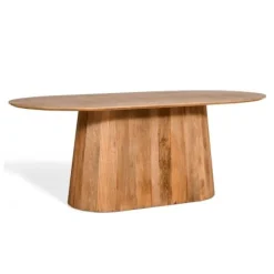 Eettafel Viktor Lichtbruin - 180x100 cm