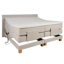 Elektrische Boxspring Valencia Beige - 180x200 cm