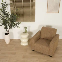 Fauteuil Pampus Ondiep Bruin