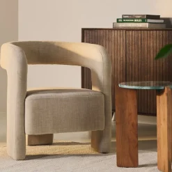 Fauteuil Sidney Beige