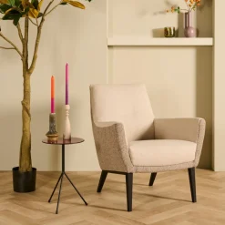 Fauteuil Sluis Beige / Bruin