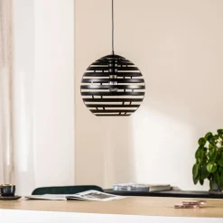 Hanglamp Emile Zwart - E27 - Ø 30 cm