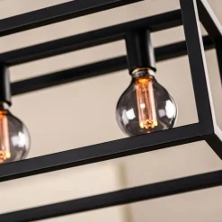 Hanglamp Eric Zwart - 7 x E27 - 168 cm breed