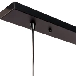Hanglamp Eric Zwart - 5 x E27 - 120 cm breed