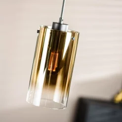 Hanglamp Yvet Goud - 4 x E27 - 120 cm breed