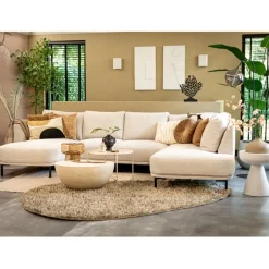 Hoekbank Andelst Divan Rechts Beige