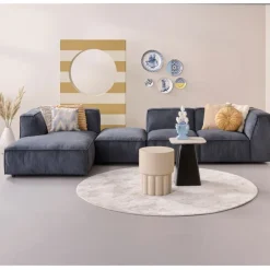 Hoekbank Dundee Links Blauw