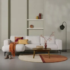 Hoekbank Fame Links Crème