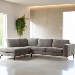 Hoekbank Huppe Links Champagne