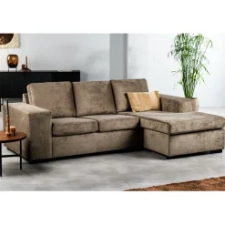 Hoekbank Irving Links & Rechts Bruin