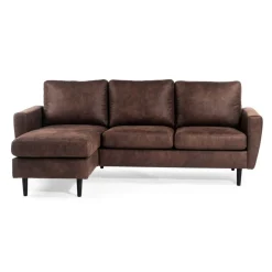 Hoekbank Kinslee Links & Rechts Bruin