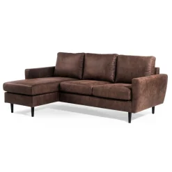 Hoekbank Kinslee Links & Rechts Bruin