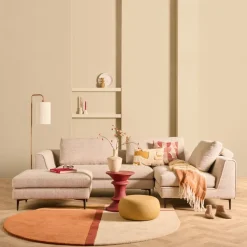 Hoekbank Source Rechts Beige