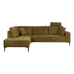 Hoekbank Stegen Links Mosterdgeel