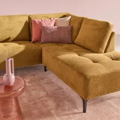 Hoekbank Stegen Rechts Mosterdgeel