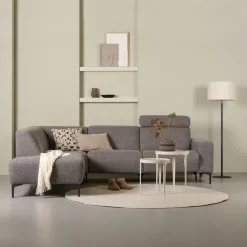 Hoekbank Zeeland Links Grijs