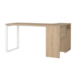 Hoekbureau Bram Eiken / Wit - 150x76x100 cm