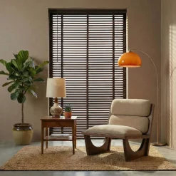 Houten Jaloezie Bruin - 100x210 cm