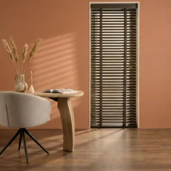 Houten Jaloezie Bruin - 60x180 cm