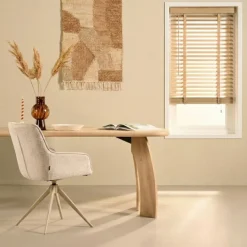 Houten Jaloezie Naturel - 60x130 cm