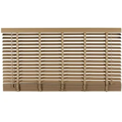 Houten Jaloezie Naturel - 160x210 cm