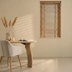 Houten Jaloezie Naturel - 80x130 cm