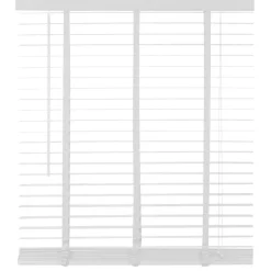 Houten Jaloezie Wit - 100x210 cm