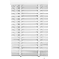 Houten Jaloezie Wit - 80x130 cm