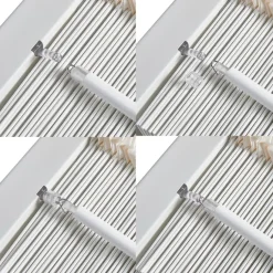 Houten Jaloezie Wit - 220x210 cm