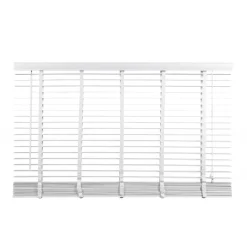 Houten Jaloezie Wit - 180x210 cm