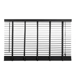 Houten Jaloezie Zwart - 200x180 cm