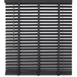 Houten Jaloezie Zwart - 100x210 cm