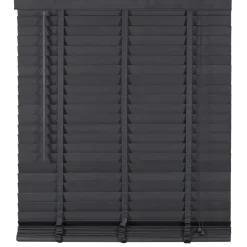 Houten Jaloezie Zwart - 120x210 cm