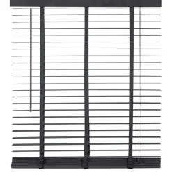 Houten Jaloezie Zwart - 100x180 cm