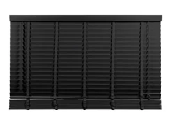 Houten Jaloezie Zwart - 160x130 cm
