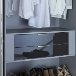 Inzetladeblok 100 cm Bakel Grijs