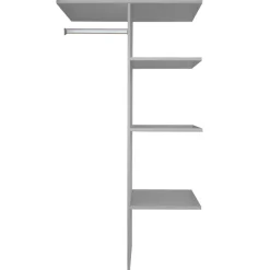Kastindeling 90 cm Aalst Grijs