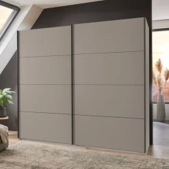 Kledingkast Aalst Taupe - 225x210x65 cm