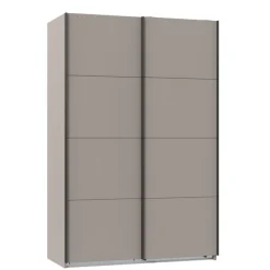 Kledingkast Aalst Taupe - 135x210x65 cm