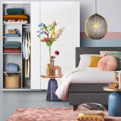 Kledingkast Aalst Wit - 180x210x65 cm