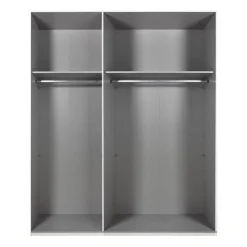 Kledingkast Aalst Wit - 135x210x65 cm